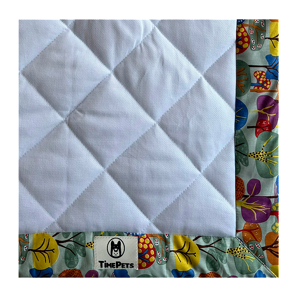 Tapete Higiênico Lavável 100% Algodão | Jardim