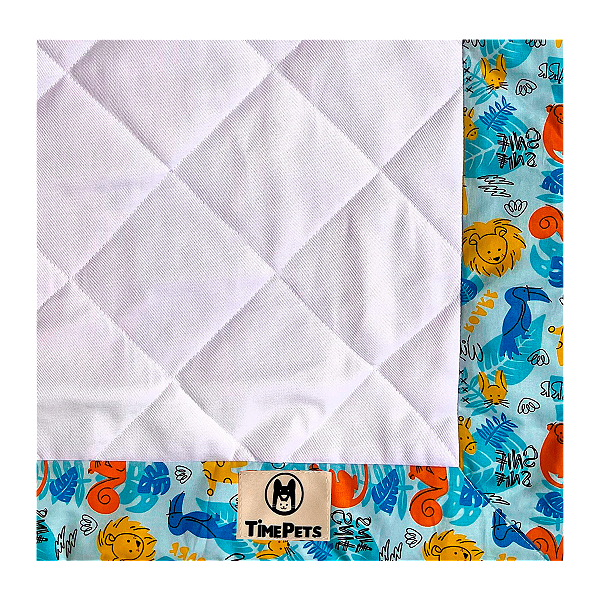 Tapete Higiênico Lavável 100% Algodão | Safari