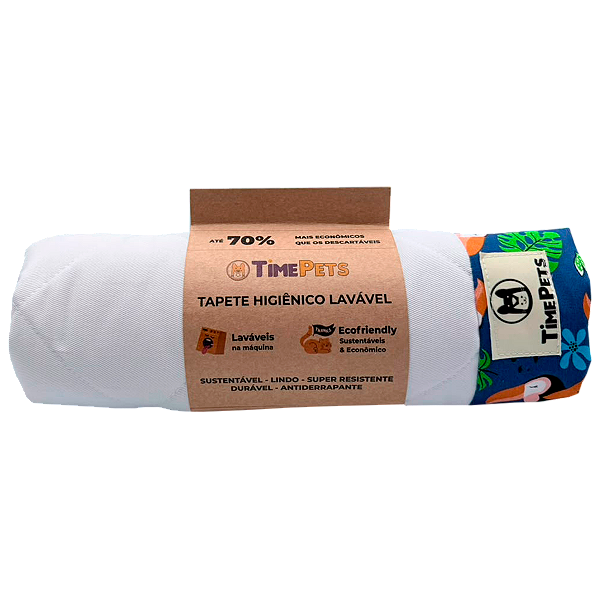 Tapete Higiênico Lavável 100% Algodão | Tucanos