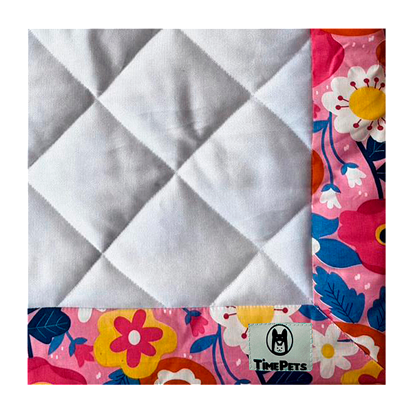 Tapete Higiênico Lavável 100% Algodão | Jardim