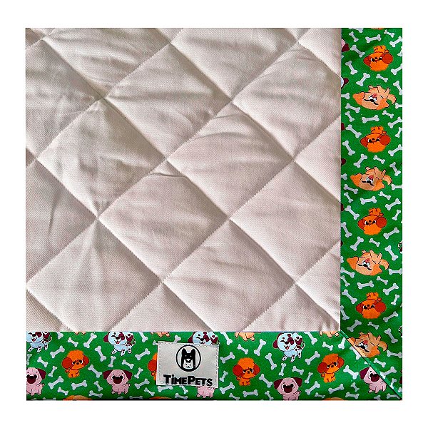 Tapete Higiênico Lavável 100% Algodão | Doguinhos