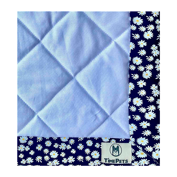 Tapete Higiênico Lavável 100% Algodão | Margaridas