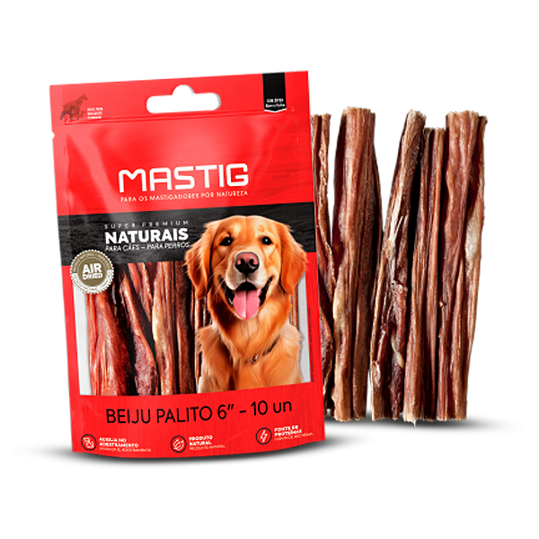 Beiju Palito 6" 10 pçs - Petiscos Mastig