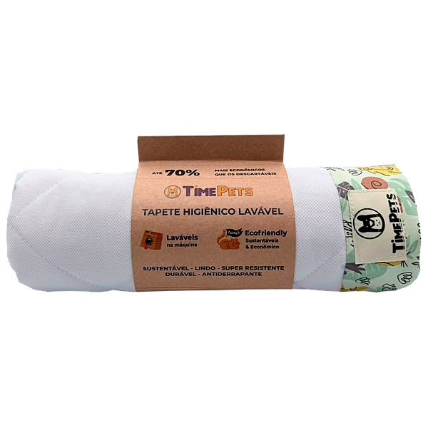 Tapete Higiênico Lavável 100% Algodão | Safari