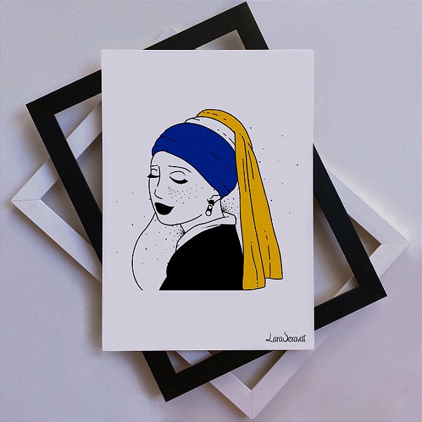 Moça com Brinco de Zíper