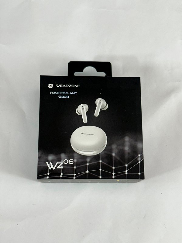 TWS WZ06 Wearzone: Fone com Cancelamento de Ruído Ativo (ANC) e Multi-Ponto