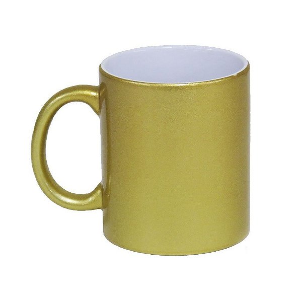 Caneca De Ceramica Perolada Colorida Rei Da Sublimação Insumos 3612