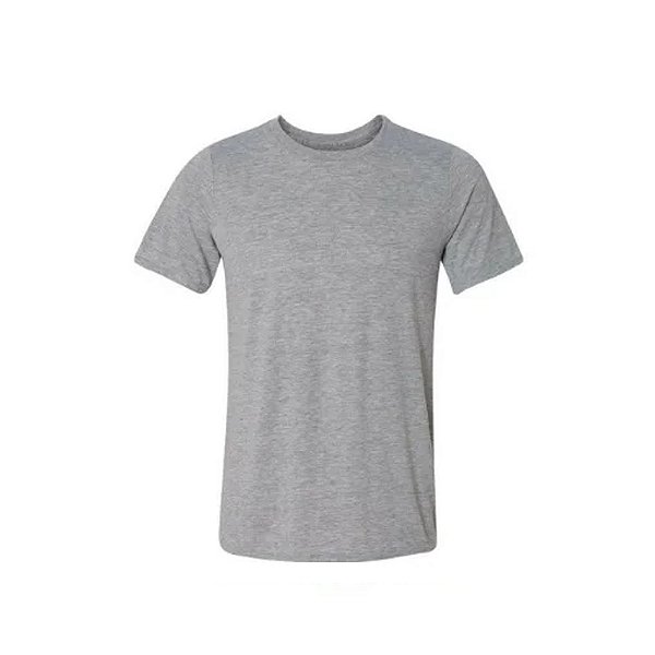 Camiseta de Algodão Cinza Mescla GG1 ao GG3