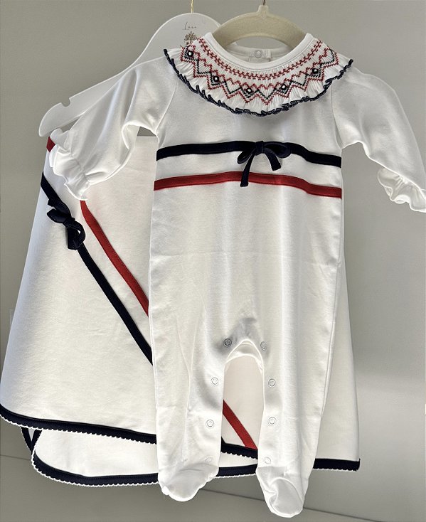 Conjunto Macacão/Manta Pima Abraço