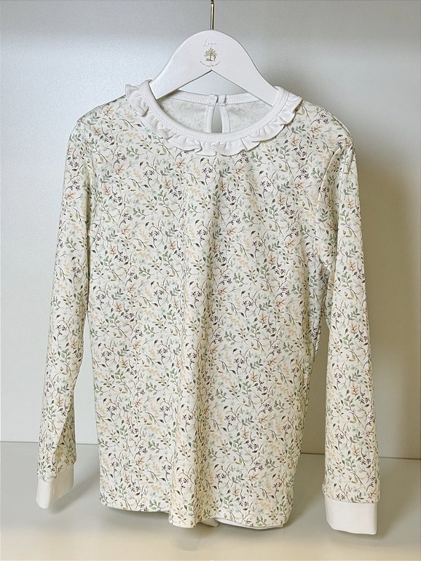 Conjunto Pijama Pima Flores