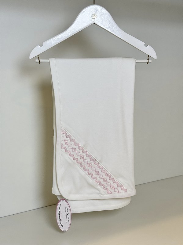 Manta Pima Lisa Ponto Smock Lua