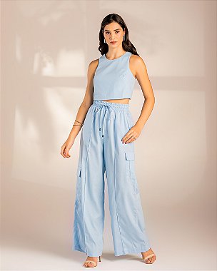 Conjunto Cargo Azul Serenity