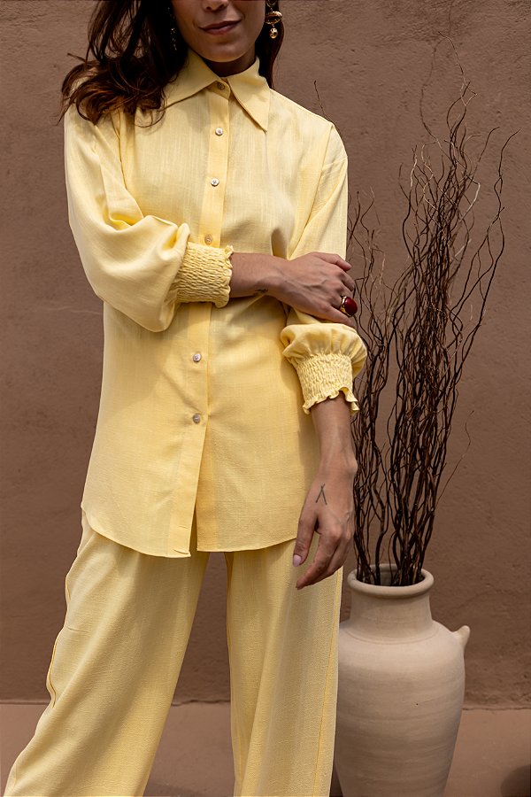 CAMISA DUNA RAYON VANILLA