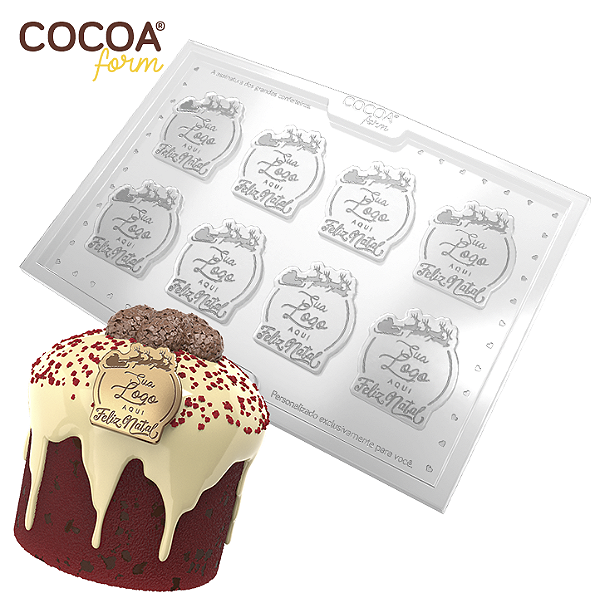 Cocoa Form Feliz Natal - 5,5cm