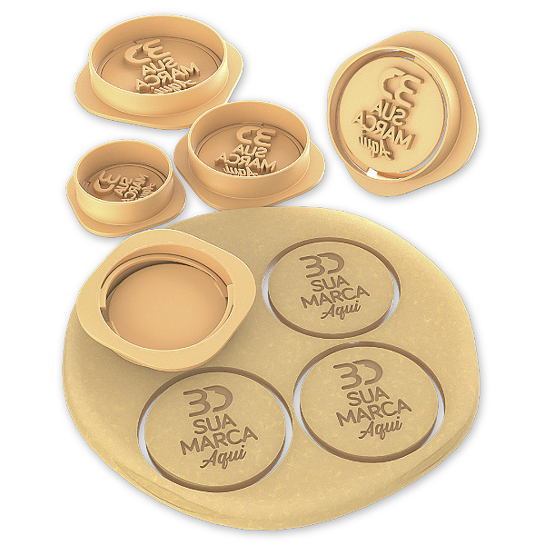 Sweet mark Plus® (Marcador e Cortador de Massas como Pasta americana, biscoitos, etc)