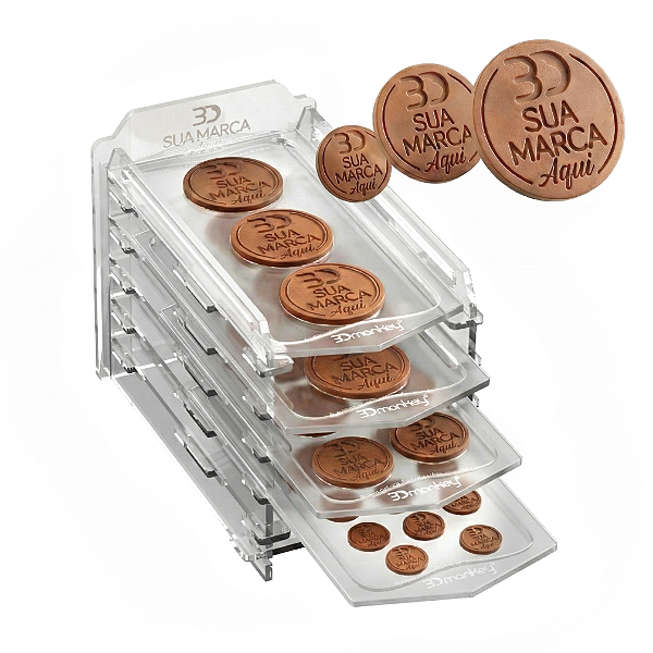 Kit Start BASIC: 8 Cocoa forms® Basic em 2, 3 e 4 cm