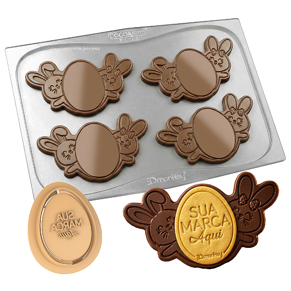 Biscuit Choco – Casal de Coelhinhos Páscoa 2026