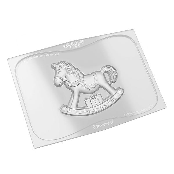 Forma para Chocolate Cavalinho de Balanço Nostálgico (10,4 cm) - Cocoa form® Natal 2026