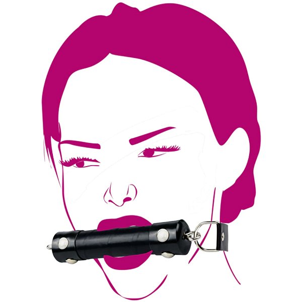Mordaça Em Bastão Com Tiras De Regulagem BDSM - FETICHE - SADO - SEX SHOP