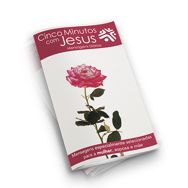 Cinco Minutos Com Jesus – Mensagens para mulher, esposa e mãe - Livrete