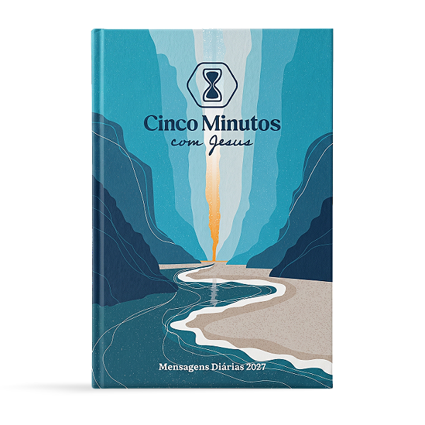 (CAPA DURA) Devocionário Cinco Minutos com Jesus 2027 - PRÉ VENDA