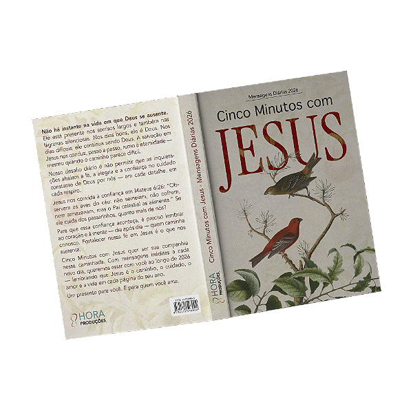 Devocionário Cinco Minutos com Jesus 2026 (CAPA DURA)