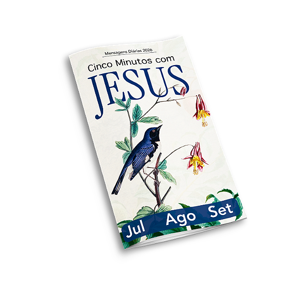 Cinco Minutos com Jesus Trimestral 2026 - Julho, Agosto e Setembro