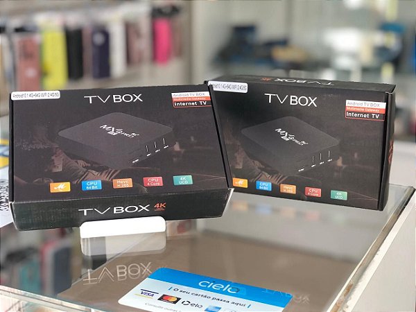 TV BOX MXQ PRO 4+64GB ANDROID 10.1 WIFI 2.4G + 5G