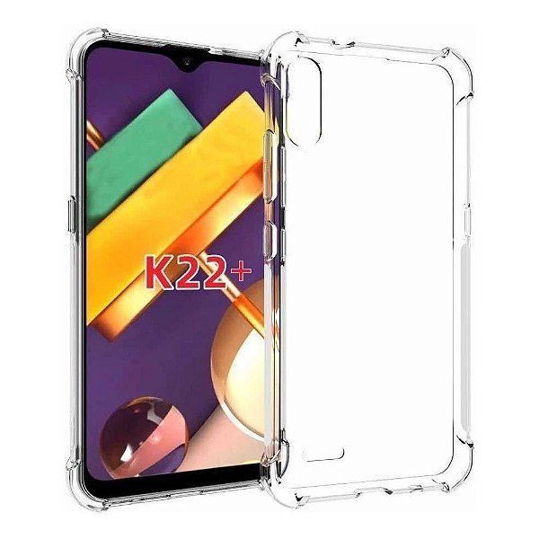 CAPA DE TPU TRANSPARENTE ANTI-IMPACTO (LG K22 PLUS) - Symbius Tecnologia -  Os melhores Acessórios e serviços