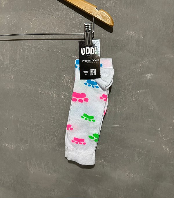Meia Cano Longo - Pegadas