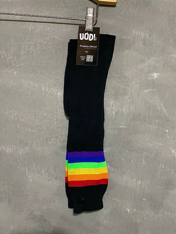 Meia Cano Alto - Rainbow