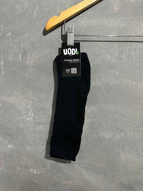 Meia Cano Longo - Preto