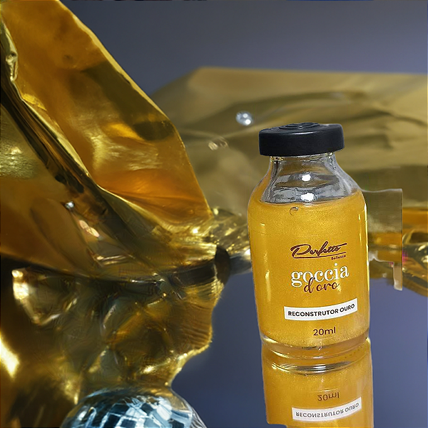 Ampola reconstrução capilar ouro Goccia D'oro