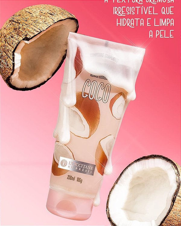 Sabonete cremoso de coco loccitane