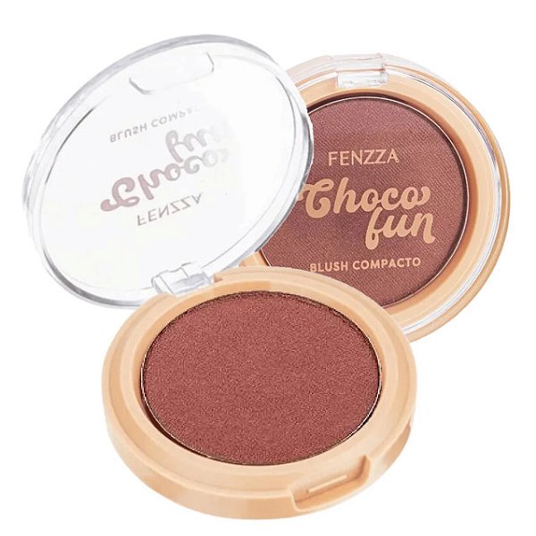 Blush compacto choco fun cor Belga
