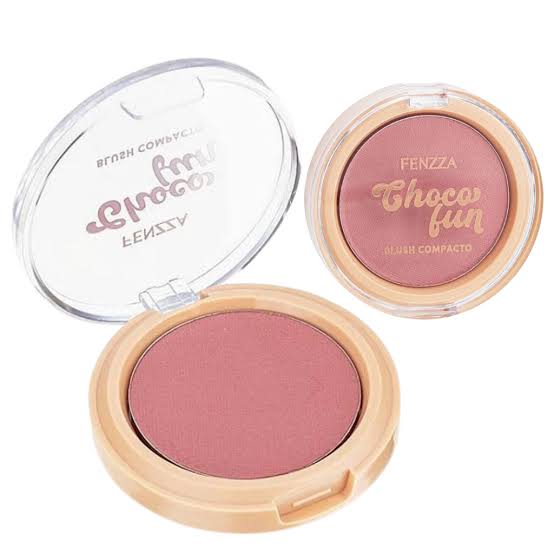 Blush compacto choco fun cor Vanille