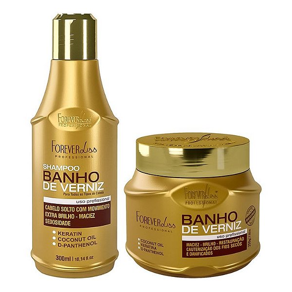 Kit especial banho de verniz forever liss