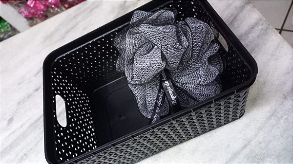 cesta multiuso para presente ou banho premium