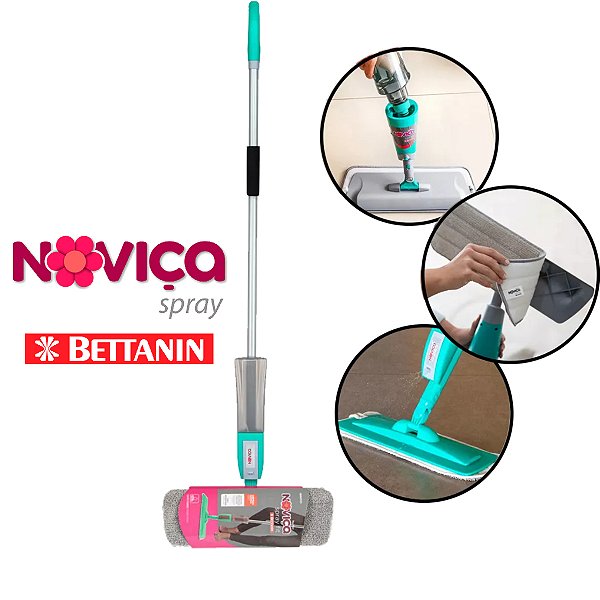 Mop Spray Fit Noviça Bettanin Limpeza Rápida Rodo Mágico Vassoura