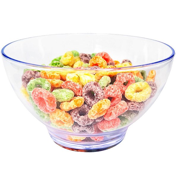 Bowl Acrílico Transparente Tigela 700ml para Petisco Molhos Multiuso