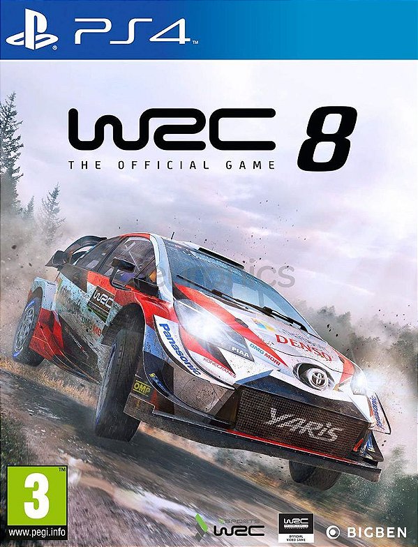 Jogo PS4 Corrida wrc 6 Rally Novo Mídia Física Playstation 4 em