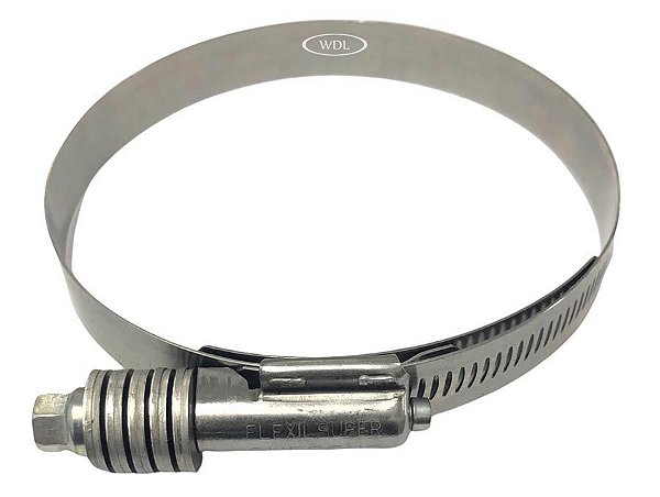 3849977490 - BRACADEIRA TUBO INTERCOOLER C/ TENSAO ACO INOX 4" - 83 X 105 MM