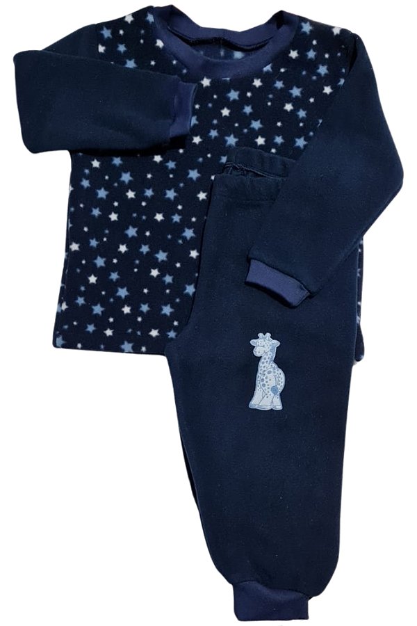 Conjunto MicroSoft Estrelinhas - Blusa e Calça