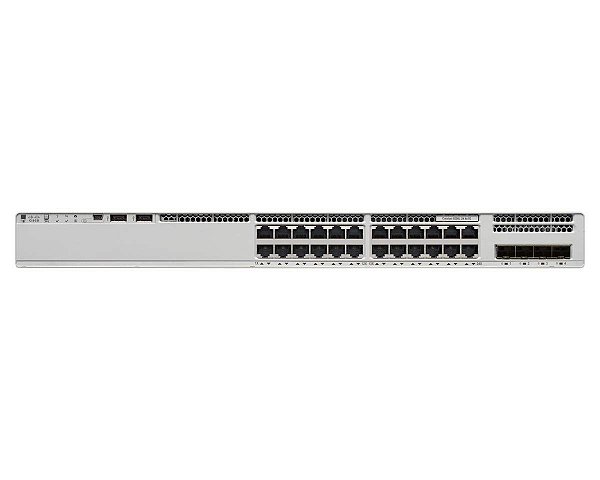 Switch Cisco Catalyst C9200L-24P-4G-E | 24 Portas PoE+ | 4x SFP 1G | Network Essentials