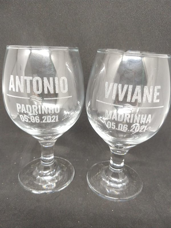 Taça de Vinho Personalizada - 250 ml