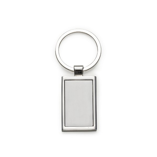 Chaveiro de Metal  Retangular Personalizado