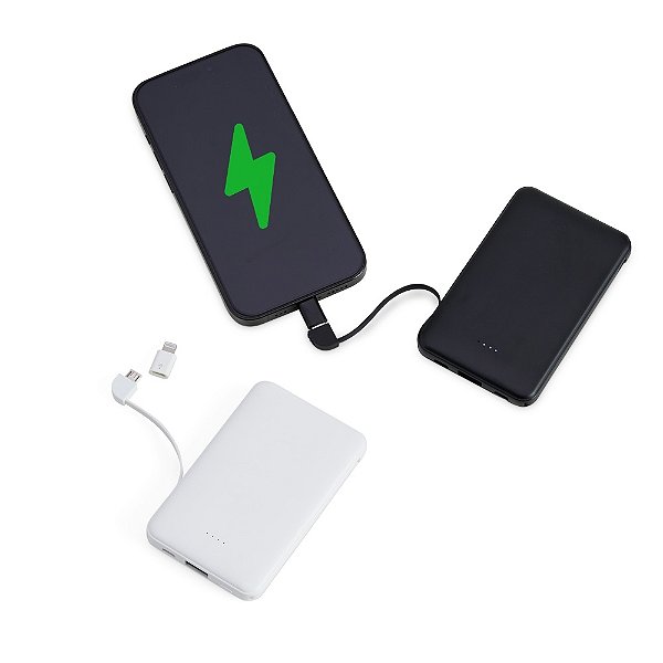 Power Bank Plástico 5.000mAh - Personalizado