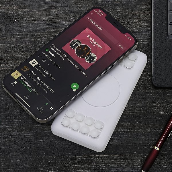 Power Bank 10.000mAh com Carregamento via Indução ou via Cabo - Personalizado