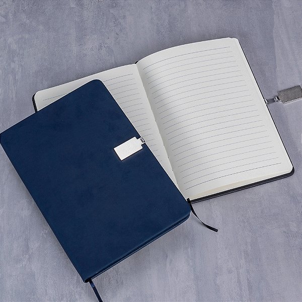 Bloco de Anotações com Fecho 21x15cm Personalizado