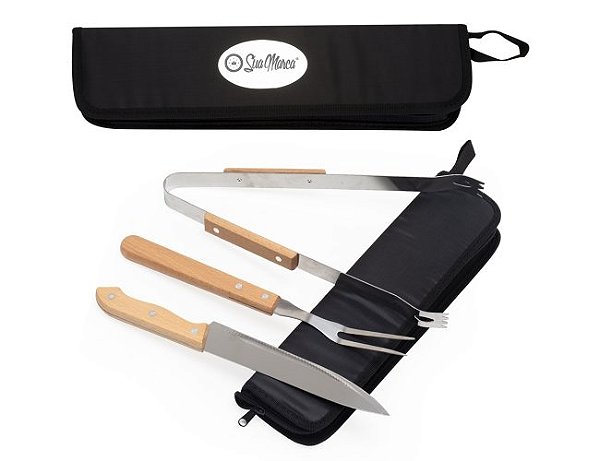 Kit Churrasco 3 Peças Personalizado